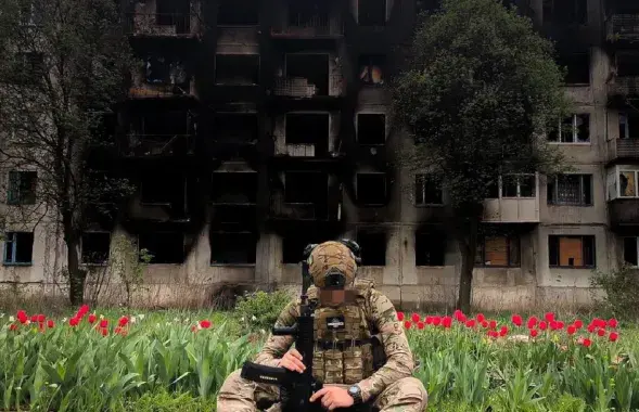 Беларускі добраахвотнік ва Украіне / t.me/belwarriors/
