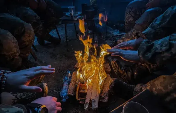 Белорусские бойцы на фронте в Украине / t.me/belwarriors/

