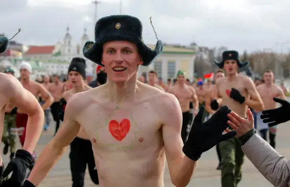 "Забег сапраўдных мужчын" / Reuters​