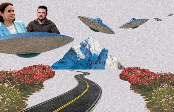 Спойлер: стратэгічныя мэты ўрада Украіны і дэмакратычных сілаў Беларусі супадаюць / калаж Улада Рубанава
