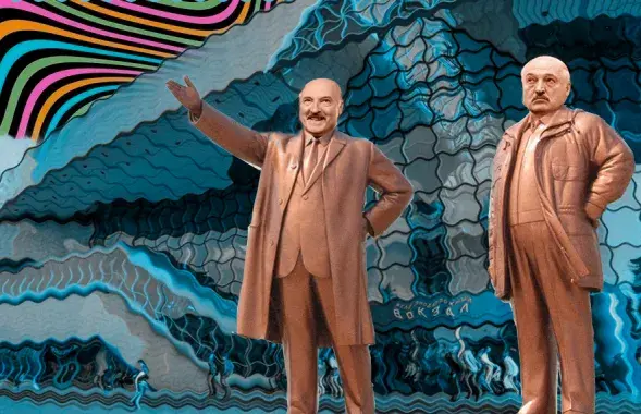 Resovietization is finishing Belarusian education / collage by Ulad Rubanau, Euroradio
