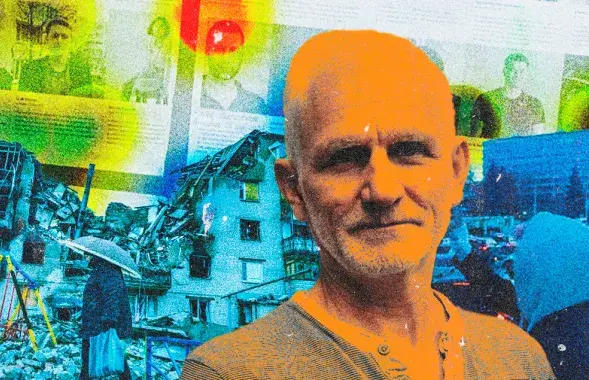 Правозащитник Алесь Беляцкий стал главной звездой Беларуси в 2022 году / коллаж Влада Рубанова, Еврорадио

&nbsp;
