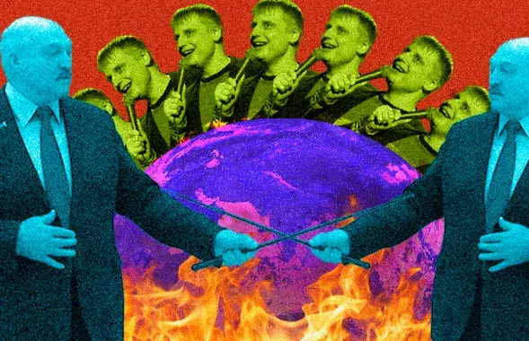 Год был, мягко говоря, не самый веселый, но без шуток и мемов он нас не оставил / коллаж Влада Рубанова
