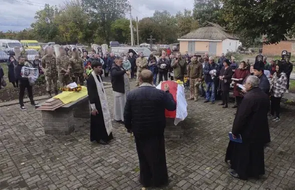 Во время похорон / t.me/belpolk_pagonya

