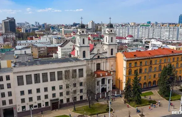 Минский Архикафедральный костёл Пресвятой Девы Марии / Planeta Belarus
