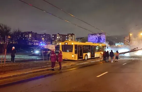 На месцы аварыі / t.me/gaiminsk
