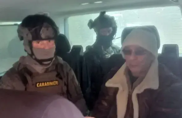 Матэа Месіна Дэнара пасля затрымання / Carabinieri/Handout via REUTERS
