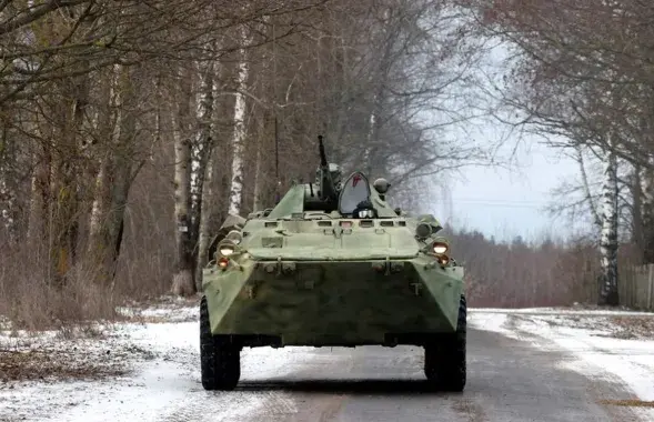 Бронетэхніка на вучэннях / БЕЛТА
