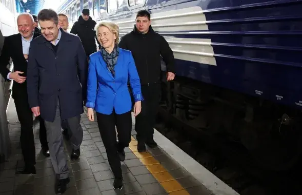 Урсула фон дер Ляйен в Киеве / https://twitter.com/vonderleyen
