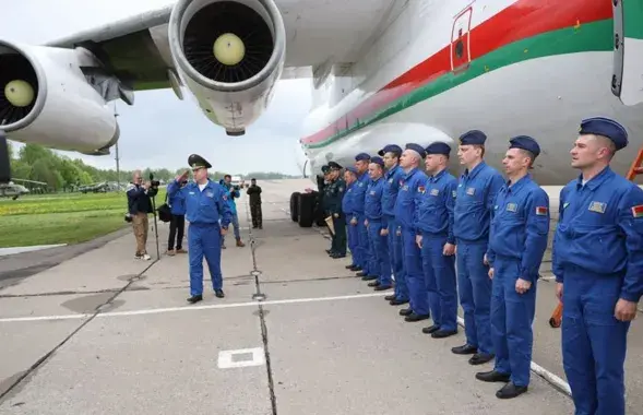 На аэродроме в Мачулищах / Из архива БЕЛТА
