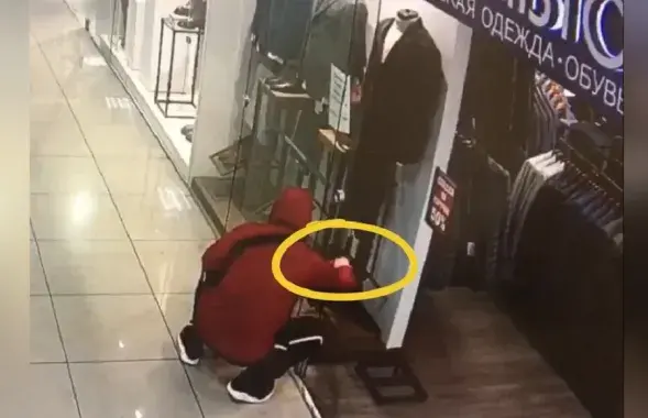 Преступление попало на видео / t.me/police_minsk
