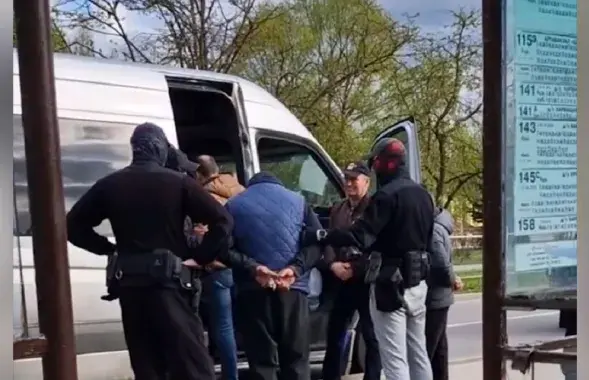 Затрыманне кіроўцы / t.me/ontnews/
