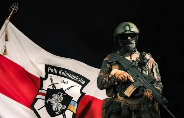 Полк Каліноўскага ваюе супраць расійскіх акупантаў / t.me/belwarriors
