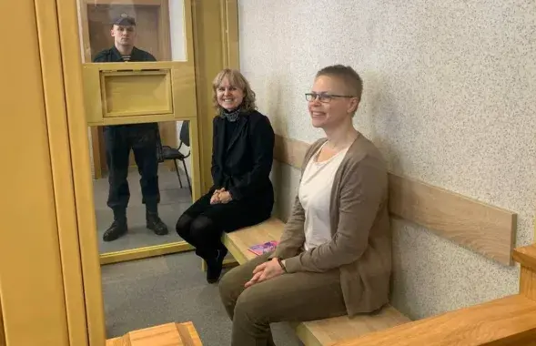 Людміла Чэкіна і Марына Золатава / t.me/mlynby/
