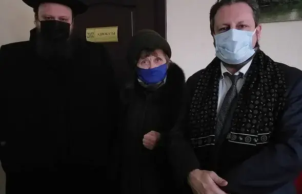 Лізавета Бурсава і рабіны / "Фэйсбук"