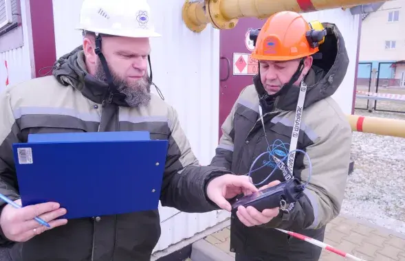 Падчас трэніроўкі на БелАЭС / t.me/belaes_oficial
