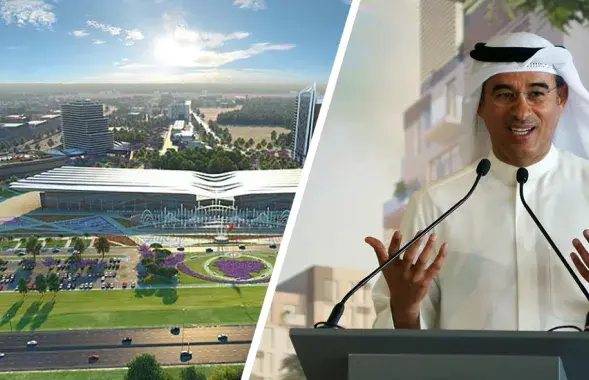 "Smart City" and Mohamed Alabbar / Euroradio collage​