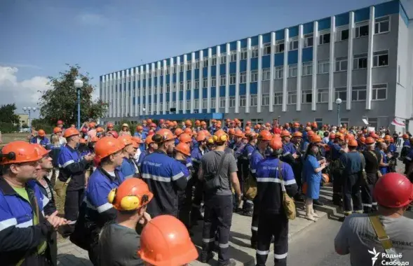 Забастовка на "Гродно Азоте" в августе 2020-го / Радио Свобода