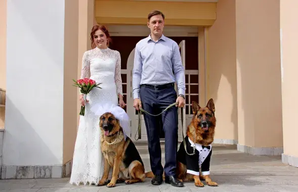 The wedding of dog trainers in Baranavichy / intex-press.by