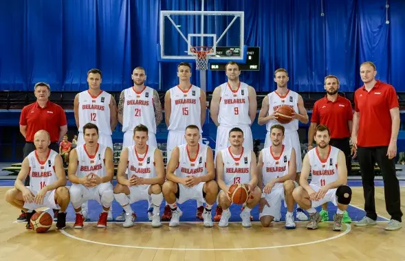 Зборная Беларусі па баскетболе.