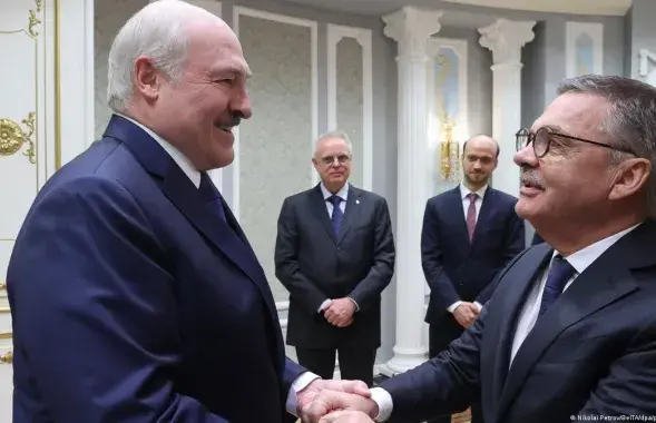 Александр Лукашенко и Рене Фазель / БЕЛТА
