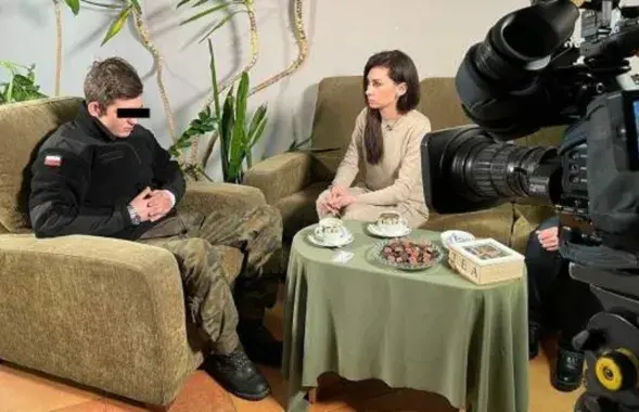 Эмиль Чечко разговаривает с белорусской пропагандисткой / Беларусь 1​