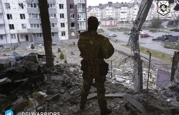 Боец полка Калиновского&nbsp;/ t.me/belwarriors
