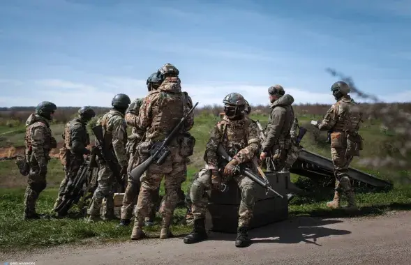 Бойцы полка Калиновского / t.me/belwarriors, иллюстративное фото
