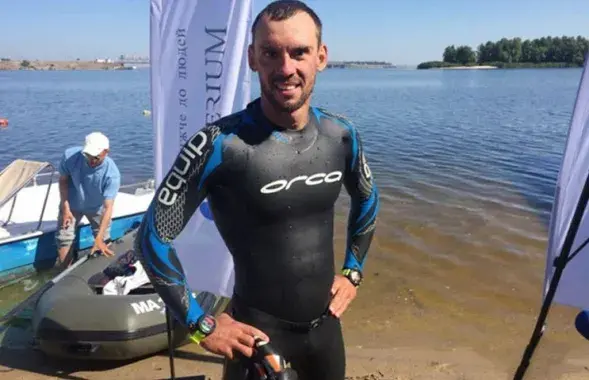 Спартсмен Міхаіл Раманішын здзейсніў&nbsp;заплыў на 980 кіламетраў па Дняпры / "Вгору"
