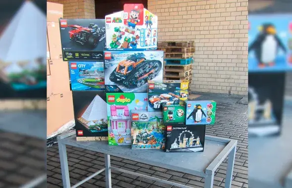У Беларусь кантрабандай везлі канструктары LEGO / customs.gov.by
