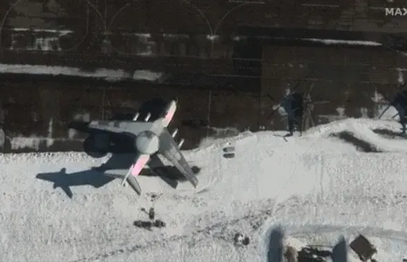 Самалёт А-50 у Мачулішчах / twitter.com/GianlucaMezzo
