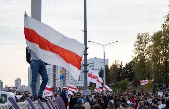 Белорусы на марше / Еврорадио
