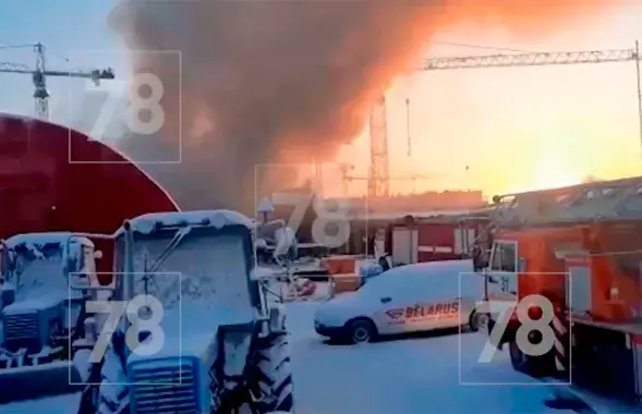 Пожар на "Беларусь-МТЗ" / 78.ru
