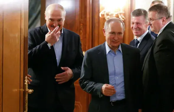 Александр Лукашенко и Владимир Путин / Reuters
