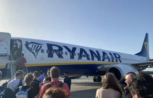 Самалёт Ryanair / Еўрарадыё
