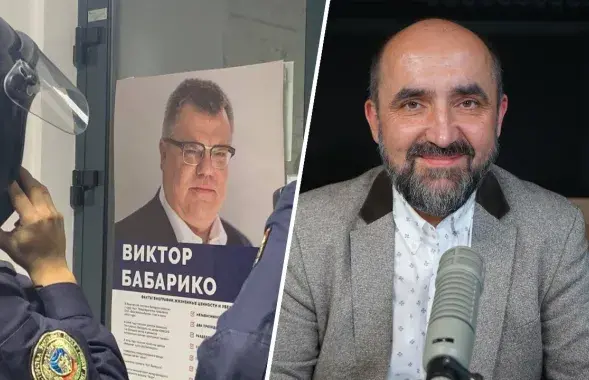 Віктар Бабарыка і Аляксандр Кныровіч / Еўрарадыё
