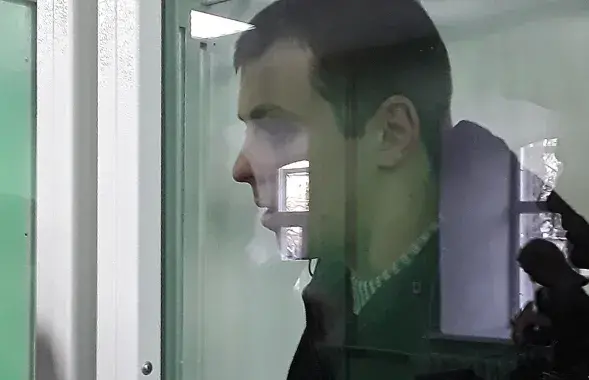 Yury Palityka in court. Photo: svaboda.org