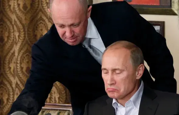 Яўген Прыгожын і Уладзімір Пуцін / AP
