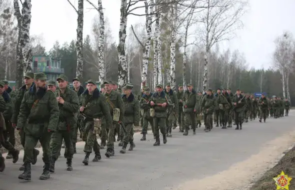 Вучэнні тэрабароны / прэс-служба Мінабароны, ілюстрацыйнае фота
