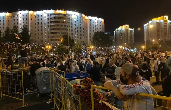 Уличные протесты в Минске / Еврорадио