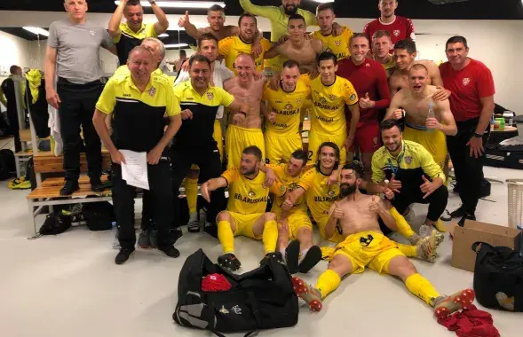 Футболисты солигорского "Шахтёра" / vk.com/fcshakhterby