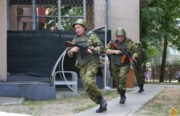 Military training camp in Minsk / t.me/modmilby, sample photo
