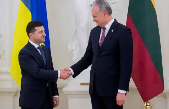 Vladimir Zelenski and Gitanas Nausėda / delfi.lt