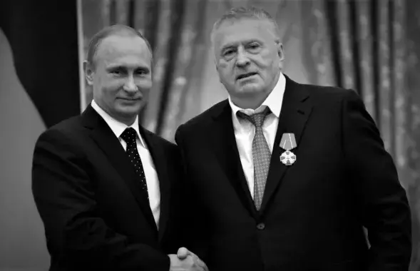 Уладзімір Жырыноўскі з Пуціным / ТАСС
