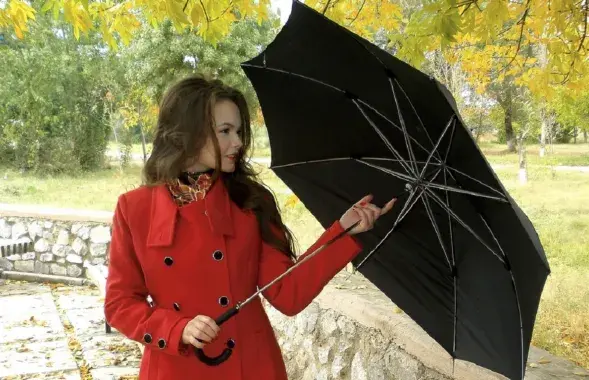Дождж, ілюстрацыйнае фота

