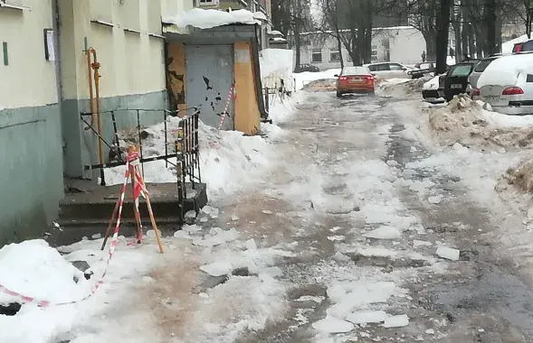 Месца трагедыі ў Віцебску
