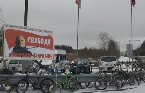 На літоўска-беларускай мяжы
