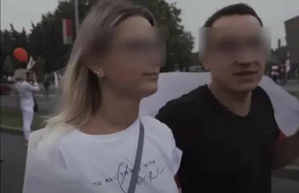 Маладыя людзі на акцыі 2020 года

