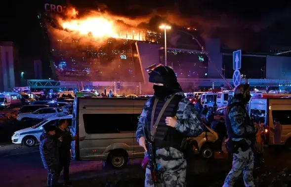 Тэракт у “Крокус Сіці Хол” адбыўся ўвечары 22 сакавіка
