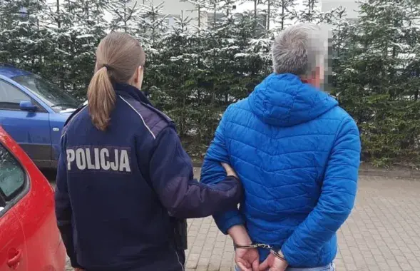 Задержанный в Гданьске белорус
